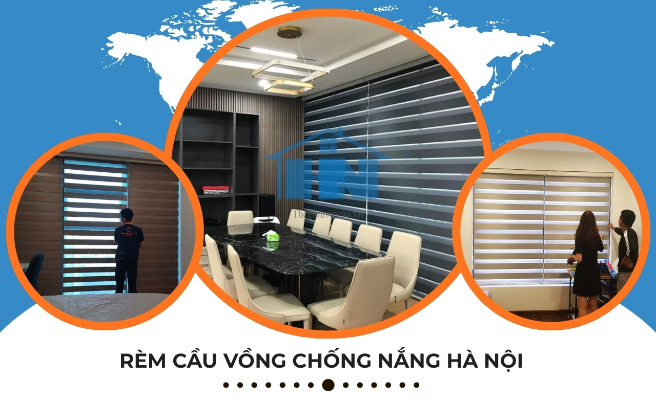 Rèm cầu vồng chống nắng Hà Nội